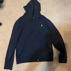 Polo by Ralph Lauren Dark Blue Zip-Up Sweater